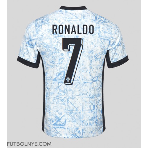 Camiseta Portugal Cristiano Ronaldo #7 Visitante Equipación Eurocopa 2024 manga corta